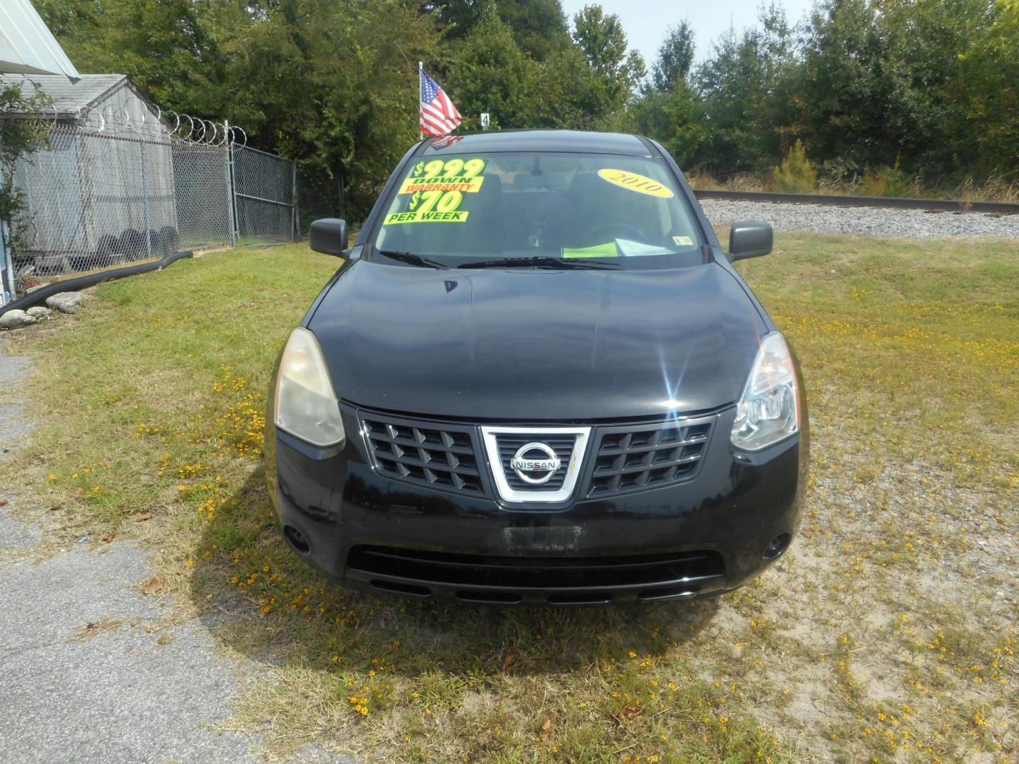 2010 Black Nissan Rogue S 2WD (JN8AS5MTXAW) with an 2.5L L4 DOHC 16V engine, CVT transmission, located at 2553 Airline Blvd, Portsmouth, VA, 23701, (757) 488-8331, 36.813889, -76.357597 - Photo#2